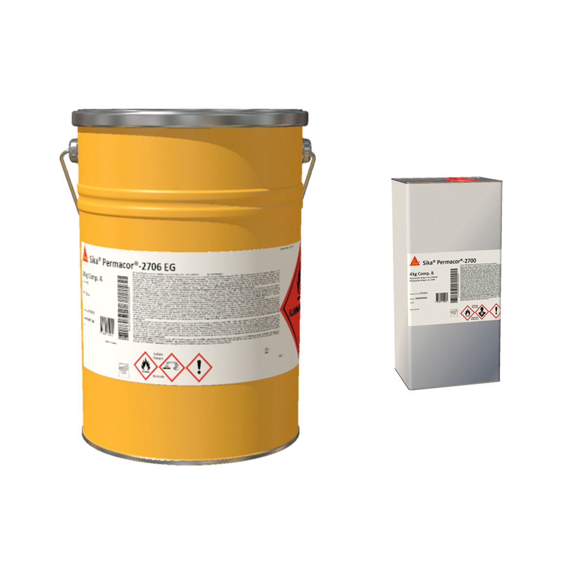 Sikapermacor-2706 EG (AB) 24,0 kg RAL 7032 ca.